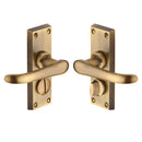 Heritage Brass Windsor Short Door Handle on Plate