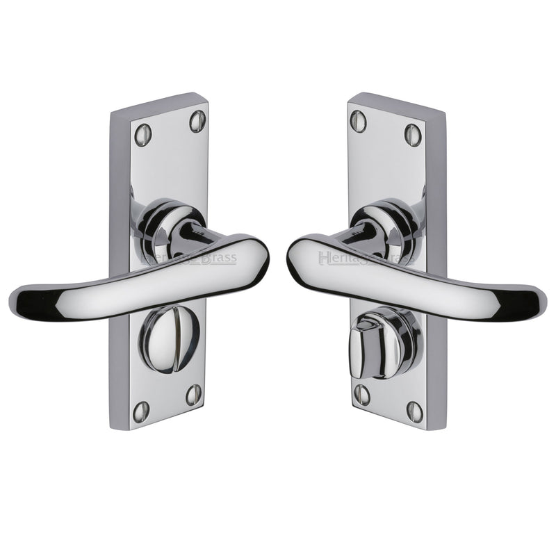 Heritage Brass Windsor Short Door Handle on Plate