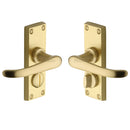 Heritage Brass Windsor Short Door Handle on Plate