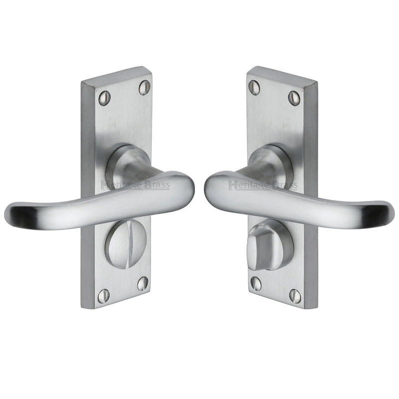 Heritage Brass Windsor Short Door Handle on Plate