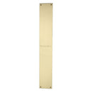 Heritage Brass Flat Fingerplate