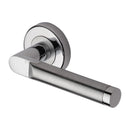 Heritage Brass Celia Door Handle on Round Rose