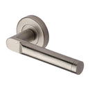 Heritage Brass Celia Door Handle on Round Rose