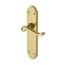Heritage Brass Savoy Long Door Handle on Plate