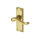 Heritage Brass Bedford Short Door Handle on Plate