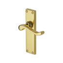 Heritage Brass Bedford Door Handle on Plate