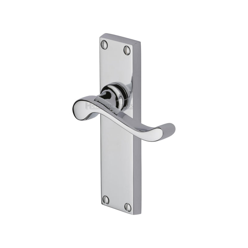 Heritage Brass Bedford Door Handle on Plate