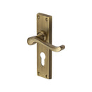 Heritage Brass Bedford Door Handle on Plate