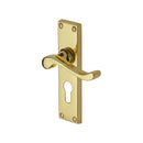 Heritage Brass Bedford Door Handle on Plate
