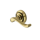 Heritage Brass Bedford Door Handle on Round Rose