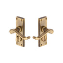 Heritage Brass Bedford Short Door Handle on Plate