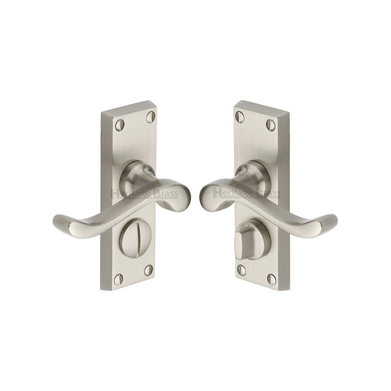 Heritage Brass Bedford Short Door Handle on Plate