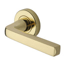 Heritage Brass Alessa Door Handle on Round Rose
