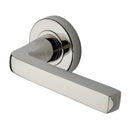 Heritage Brass Alessa Door Handle on Round Rose