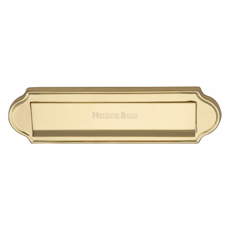 Heritage Brass Gravity Letterplate Curved
