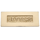 Heritage Brass Embossed Letterplate