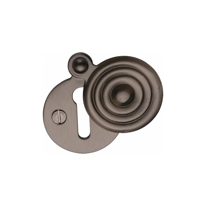 Heritage Brass Standard Covered Key Escutcheon Reeded - V972