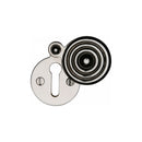Heritage Brass Standard Covered Key Escutcheon Reeded - V972