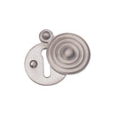 Heritage Brass Standard Covered Key Escutcheon Reeded - V972