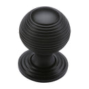 Heritage Brass Reeded Cabinet Knob with Base