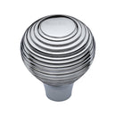 Heritage Brass Reeded Cabinet Knob