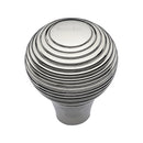 Heritage Brass Reeded Cabinet Knob