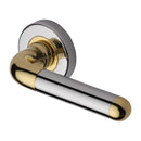 Heritage Brass Vienna Door Handle on Round Rose