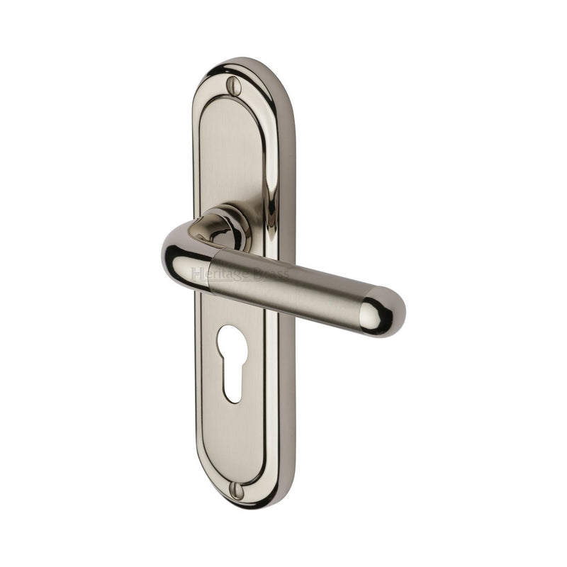 Heritage Brass Vienna Door Handle on Plate