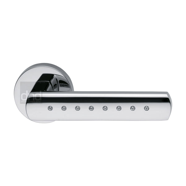 dnd Vita Door Handle on Round Rose