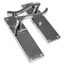 ASEC Vital Victorian Plate Mounted Scroll Lever Furniture