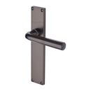 Heritage Brass Octave Door Handle on 200mm Plate