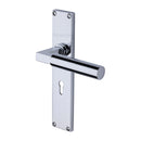 Heritage Brass Bauhaus Door Handle on 200mm Plate