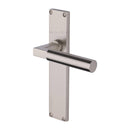 Heritage Brass Bauhaus Door Handle on 200mm Plate