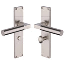 Heritage Brass Bauhaus Door Handle on 200mm Plate