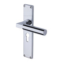 Heritage Brass Bauhaus Door Handle on 200mm Plate