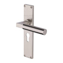 Heritage Brass Bauhaus Door Handle on 200mm Plate