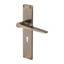 Heritage Brass Gio Door Handle on 200mm Plate