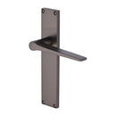 Heritage Brass Gio Door Handle on 200mm Plate