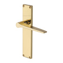 Heritage Brass Gio Door Handle on 200mm Plate