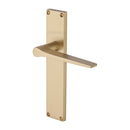 Heritage Brass Gio Door Handle on 200mm Plate