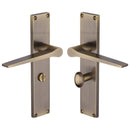 Heritage Brass Gio Door Handle on 200mm Plate
