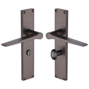 Heritage Brass Gio Door Handle on 200mm Plate