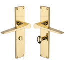 Heritage Brass Gio Door Handle on 200mm Plate
