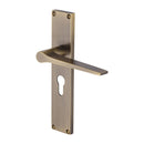 Heritage Brass Gio Door Handle on 200mm Plate