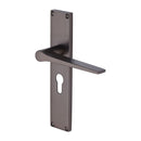 Heritage Brass Gio Door Handle on 200mm Plate