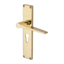 Heritage Brass Gio Door Handle on 200mm Plate
