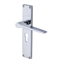 Heritage Brass Gio Door Handle on 200mm Plate