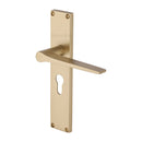 Heritage Brass Gio Door Handle on 200mm Plate