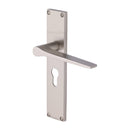 Heritage Brass Gio Door Handle on 200mm Plate
