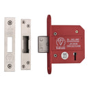 York British Standard 5 Lever Deadlock 3"